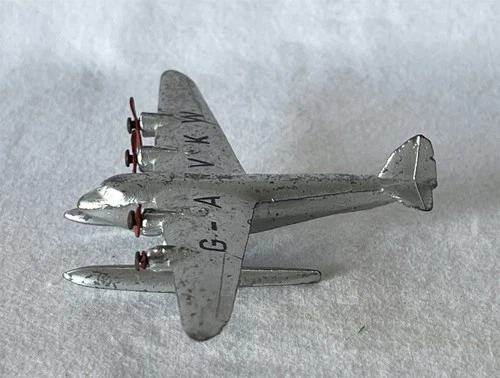 Vintage DINKY Meccano SEAPLANE Model Airplane Aircraft Toy 4 Propellers 63b
