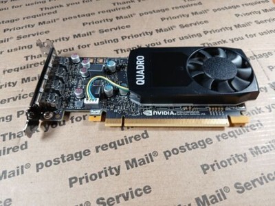 Nvidia Quadro P620 2GB PCIe Low Profile Graphics Card 4x Mini DisplayPort Used