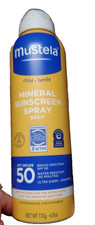 Mustela Baby Mineral Sunscreen Spray SPF 50 UBA/UVB 6oz Ex 9/2024