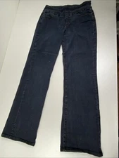 Jag Jeans High Rise Straight Stretch Pull On Blue Denim Women’s Size 10