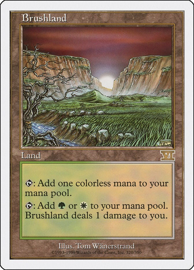 Brushland #320 *Normal* Classic Sixth Edition - NM MTG