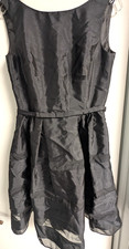Silky Little Black Dress THE LIMITED SZ 8 Hepburn-style LBD party-cocktail Vback