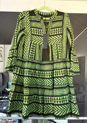 DEVOTION TWINS Damen Kleid M Baumwolle Made in Greece