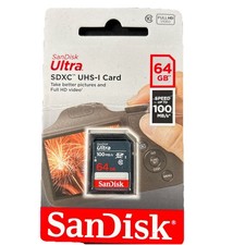 SanDisk Ultra 64 GB SD SDXC Memory Card SDSDUNR-064G-GN3IN 100MB/s