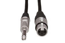 Hosa HXS-001.5 Balanced 3-Pin XLR Female to 1/4" TRS Male Audio Cable 1.5' 