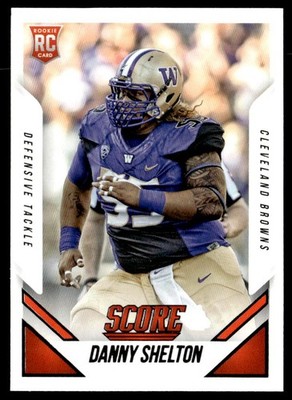 2015 Score Football #354 Danny Shelton Cleveland Browns Rookie