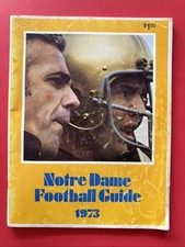 1973 Notre Dame Football Guide HOF Ross Browner Dave Casper