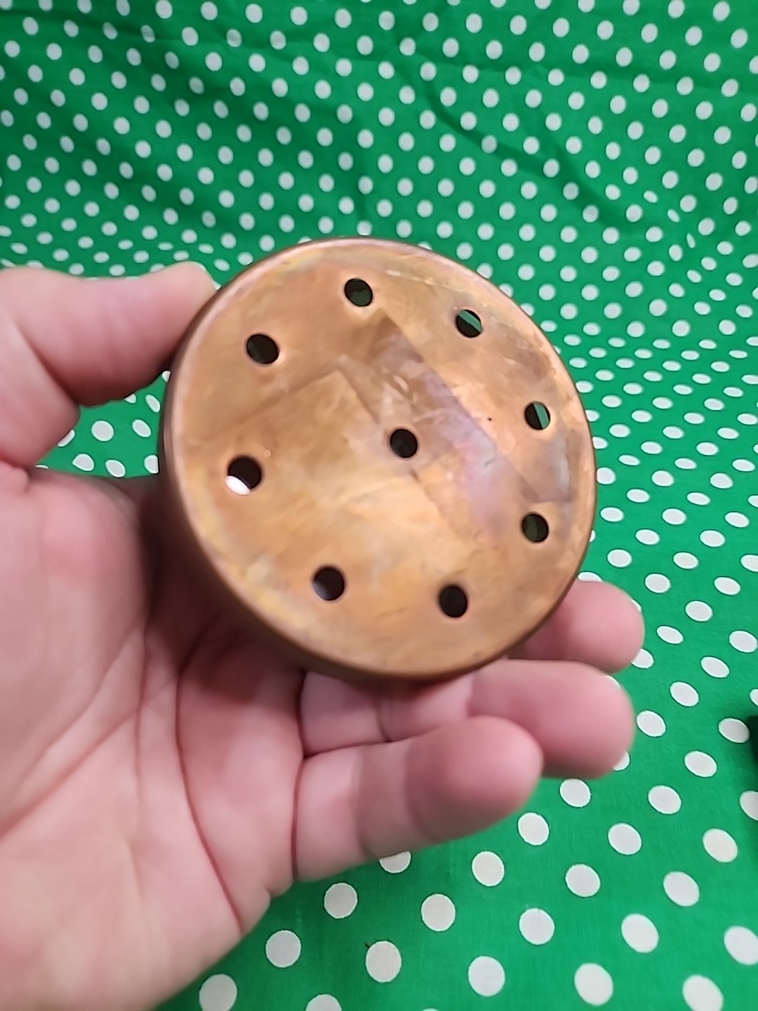 VINTAGE HS STRUT CAMO COPPET POT GLASS CALL FRICTION POT CALL MAGIC WAND STRIKER