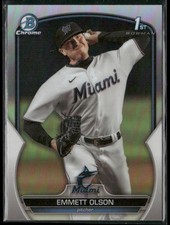 Emmett Olson 2023 Bowman Draft #BDC-10 Miami Marlins