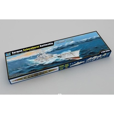 US Stock Trumpeter 1:200 German Scharnhorst Battleship Static Warship Kit 03715