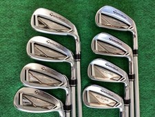 TaylorMade Gloire Iron Set 5-9,Pw,Aw,Sw 8pc Flex Stiff MCI 80 Multi-Material