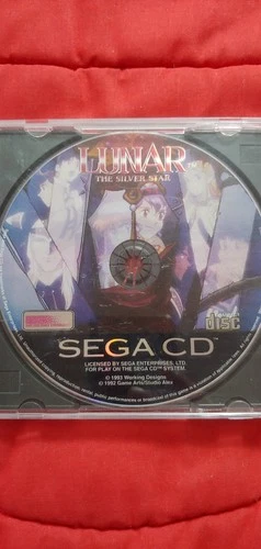 Sega CD Lunar The Silver Star TESTED
