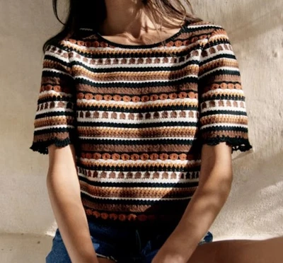 Sézane Crop Maille philippine - Photo 1/3