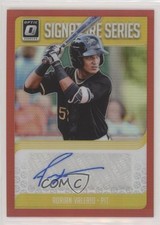 2018 Donruss Optic Signature Series Red Prizm 15/25 Adrian Valerio Auto 0a3
