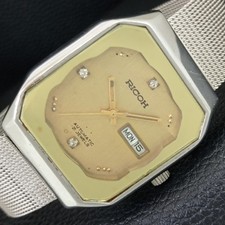 JAPAN VINTAGE RICOH R31 AUTOMATIC MENS ORIGINAL DIAL WATCH a704738-1