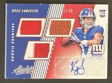 2018 Absolute Rookie Premiere Material Spectrum Auto 01/49 Kyle Lauletta RC #178