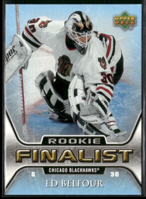 2005-06 Upper Deck #67 Ed Belfour 2005-06 Upper Deck NHL All-Time Finalist