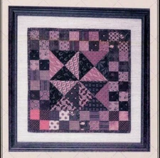 Yankee Puzzle Wall Quilt Pattern Primitive Folk Art Doll Bed Quilt Antique Desig