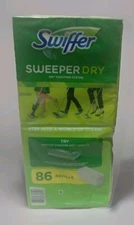 Swiffer Sweeper Dry Mop Pad Refills for Floor Mopping and Cleaning All 86 Refill