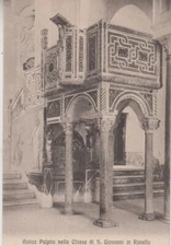Ravello, ITALY. Pulpit of the church of San Giovanni del Toro. Vintage STA 20851