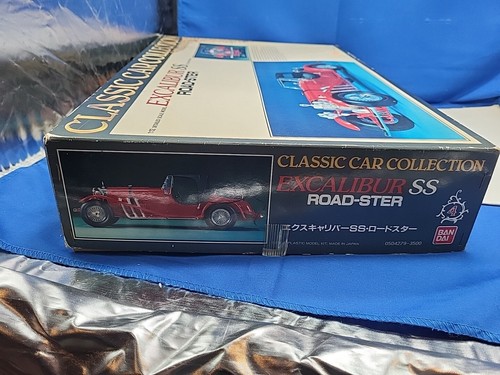 Excalibur SS Roadster Classic Car Collection 1:12 Bandai Kit Open Box No # 4 - Picture 15 of 17