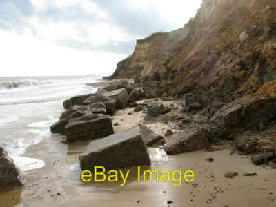 Photo 6x4 Sea defences below Easton Cliffs, Easton Bavents Southwold 2 c2010