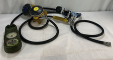 Scuba Regulator with Double Guage, Accessory Hose and 2 Mouth Pieces