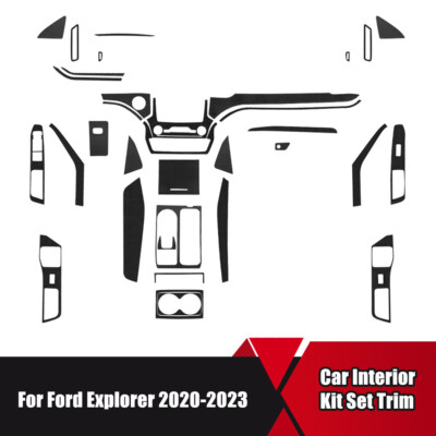 Auto-Innenverkleidung komplett Kohlefaser-aufkleber für Ford Explorer 2020-2023