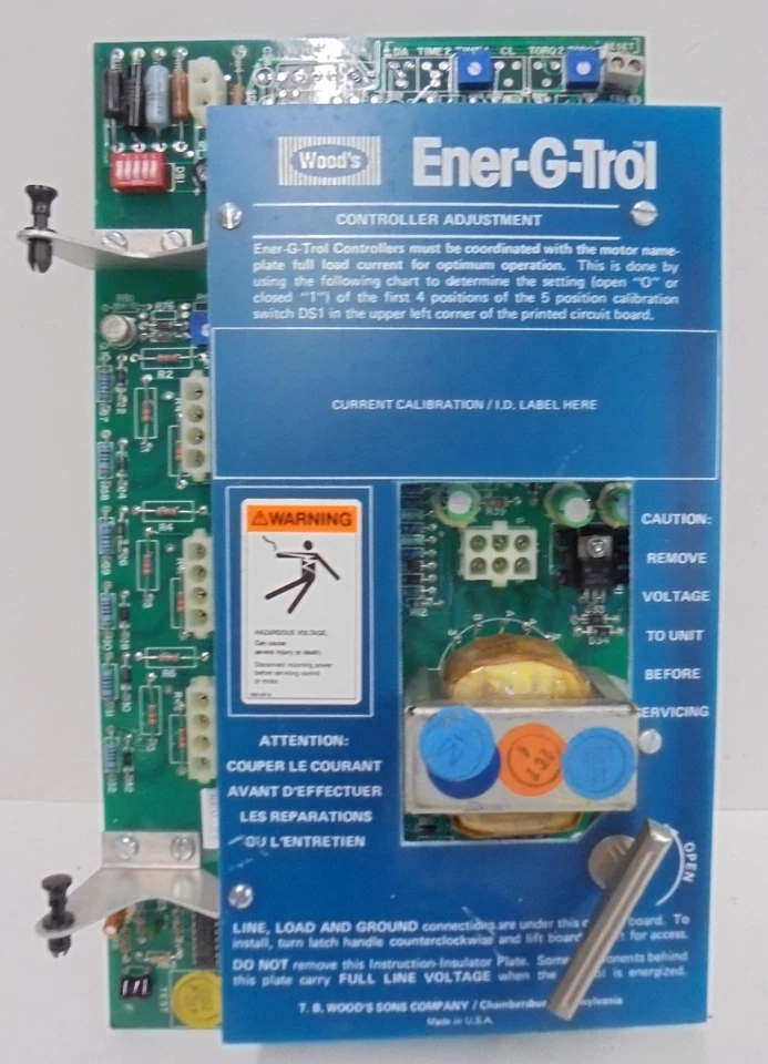 TB WOODS, ENER-G-TROL, POWER MOTOR CONTROLLER FOR 3-PHASE AC MOTORS - Image 2 of 4