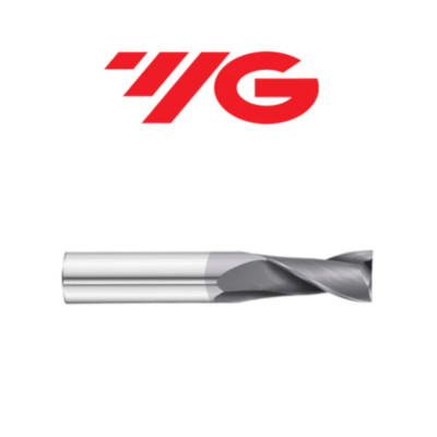 1/2'' 2 Flute Carbide End Mill Tialn - YG-1 01593TF