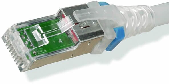 Siemon ZM6A-03M-08, RJ45 Modular Plug, Violet, Category 6A, Patch Cord, 1pc