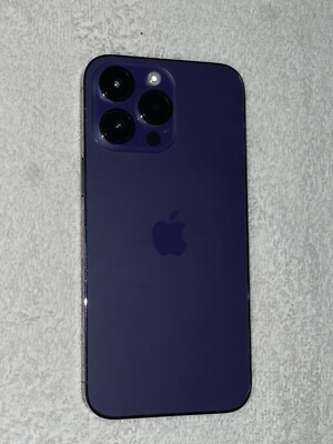 iphone 14 pro max Deep Purple (No Box, Comes With 2 Phone Cases