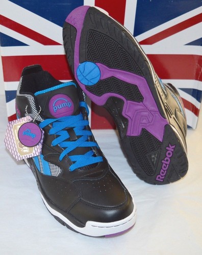 Reebok D-Time Pump ABOVE THE RIM Black 