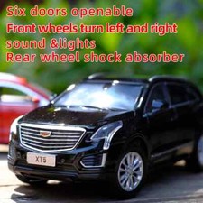 Modellino auto pressofuso in lega 1:32 Cadillac XT5 miniatura luce sonora veicolo giocattolo