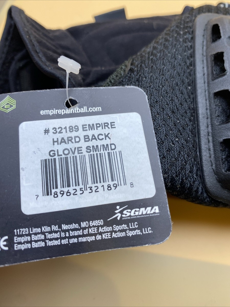 Gants de paintball sans doigts Empire dos dur petit/moyen 32189 SGMA