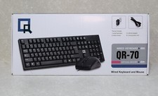 Keyboard, optical mouse, QR-70 w/wifi adapter