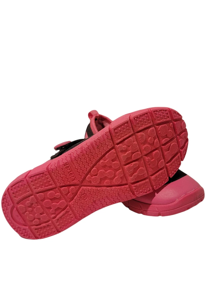 Zapatos Mary Jane Carter's Little Girls talla 6 suela súper ligera rosa gris Foto 4 de 4