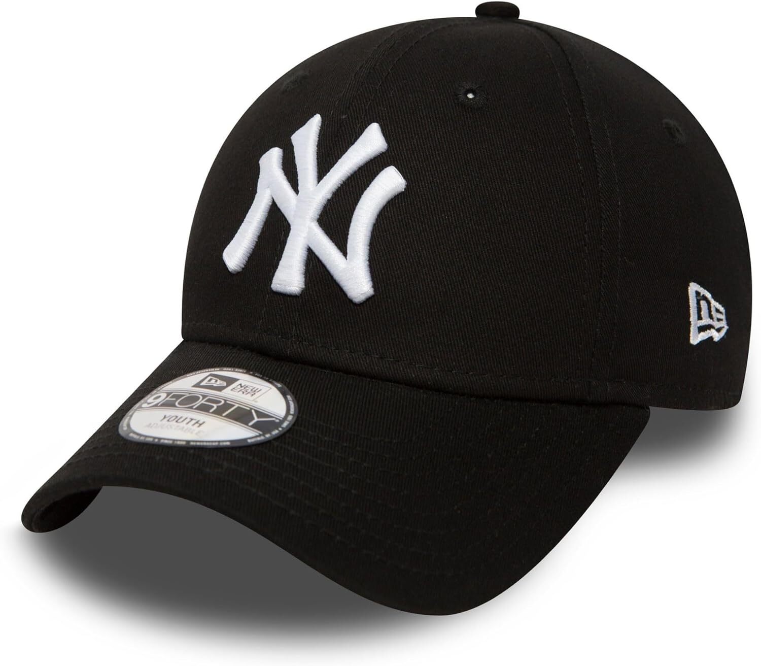 New Era York Yankees Kids 9forty Adjustable MLB League Black/White - Child Nero