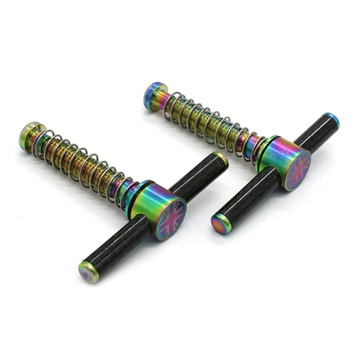 Titanium Hinge Clamp Levers for Brompton Frame Quick Release Buckle Bike - Picture 14 of 16