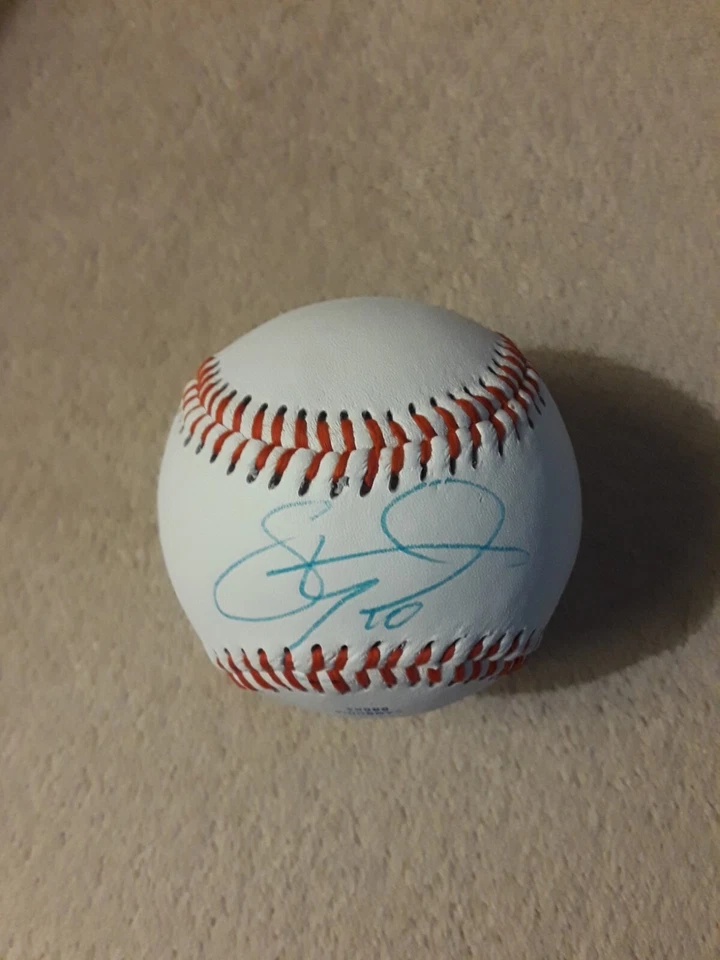 Stephen Drew MLB Firmado Autógrafo Béisbol Medias Rojas de Boston Firma Limpia  Foto 3 de 4