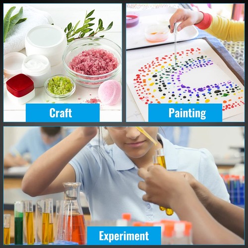 100 Pcs 3ml Disposable Plastic Transfer Pipettes for Science Experiment Crafts - 第 2/6 張圖片
