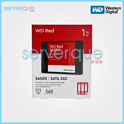 WDS100T1R0A Western Digital WD Red SA500 1TB 3D NAND SATA WDS100T1R0A Western Digital WD Red SA500 1TB 3D NAND SATA