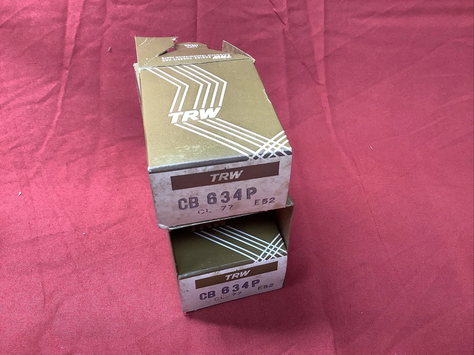 LOTE DE ROLAMENTOS DE BIELA TRW FORD FAIRLANE MUSTANG 289CI/302CI NOS 1963-1973 - Imagem 3 de 3