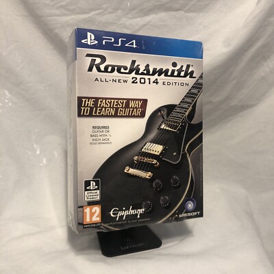 Ubisoft Rocksmith 2014 Edition mit Real Tone Kabel - PS4 - PAL - Neu und versiegelt