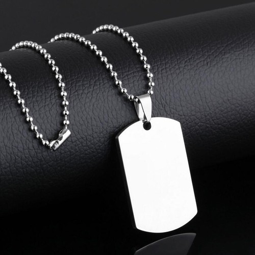Dog Tag Pendant Chain 