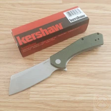 Kershaw Static Framelock Folding Knife 3" D2 Tool Steel Blade Micarta Handle