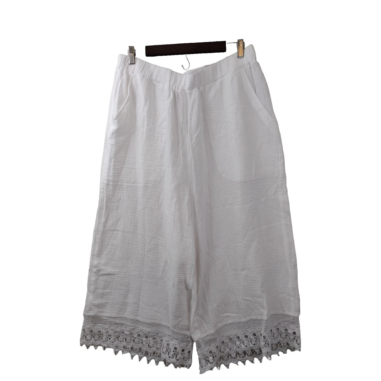 Pantalones blancos de algodón JOIE para De mujer