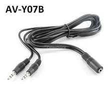 6ft 3.5mm Stereo Female to 2-Male Y-Splitter Audio Cable, CablesOnline AV-Y07B