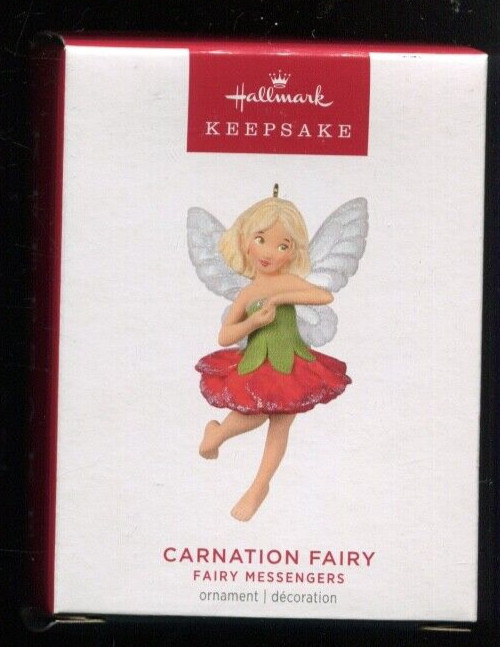 2023 Hallmark Ornament - CARNATION FAIRY - Fairy Messengers #19 - New in Box