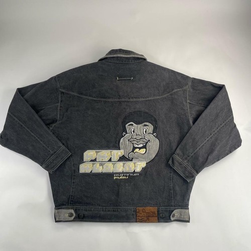 Vintage Fat Albert Jean Jacket XL Gray 